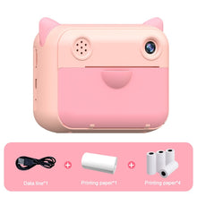 Children Camera Instant Print Camera for Kids Camera HD 1080P Digital Camera with Photo Paper Birthday Gift Toy Camera for Child